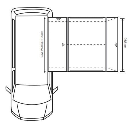 Outdoor Revolution Cayman Air T2 Low Driveaway Awning (Including Footprint)