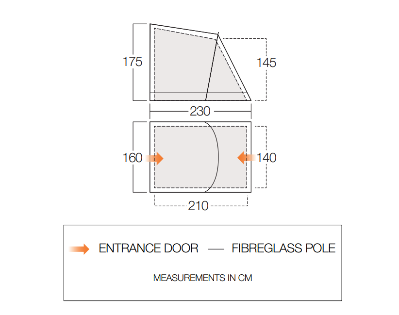 Vango Balletto Elements Shield Tall Annex