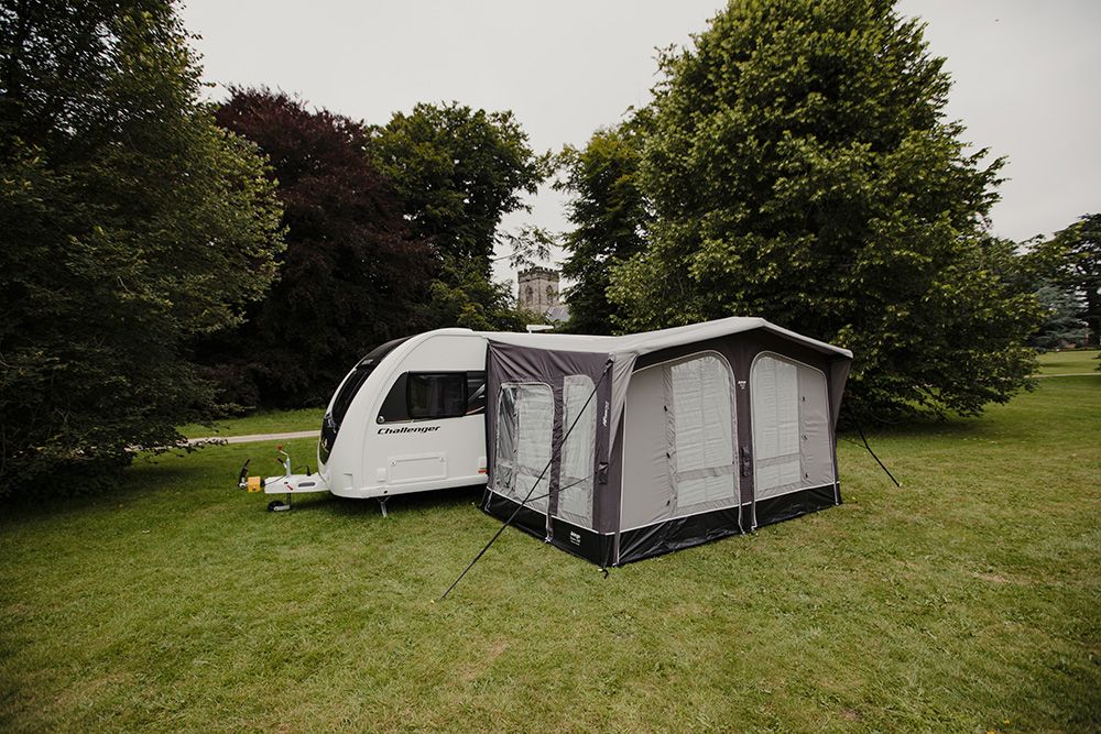 Vango Riviera 390 Air Elements ProShield Inflatable Caravan Porch Awning - Package Deal