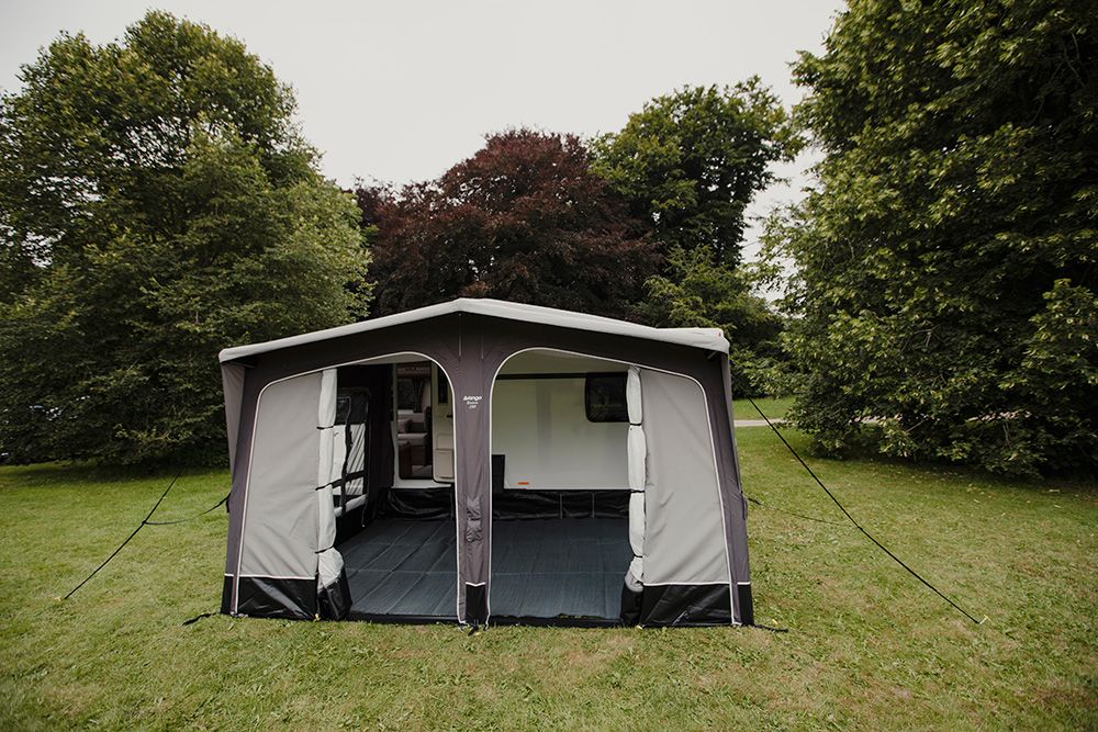 Vango Riviera 390 Air Elements ProShield Inflatable Caravan Porch Awning - Package Deal