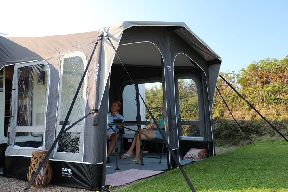 Vango Riviera 330 Air Elements ProShield Inflatable Caravan Porch Awning - Package Deal