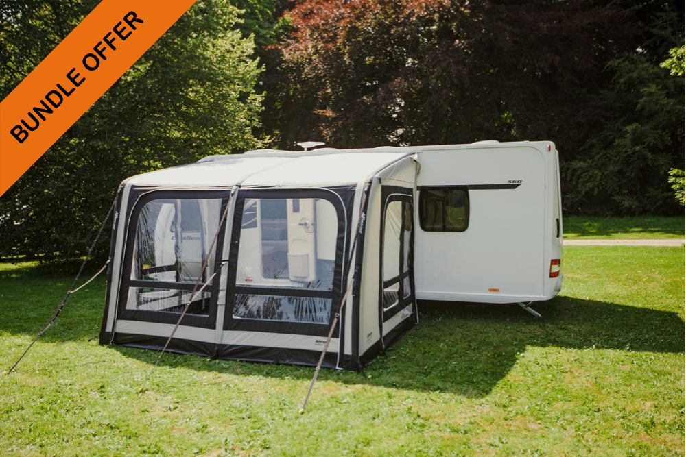 Vango Balletto 330 Air Elements Shield Caravan Porch Awning