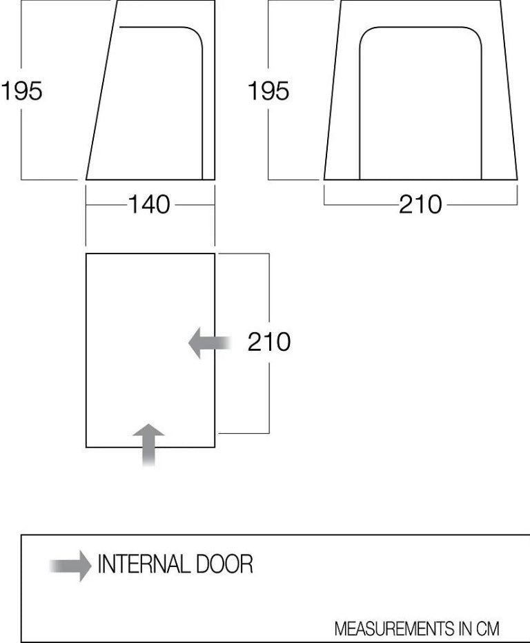 Vango Bedroom Driveaway Inner Tent - BR001
