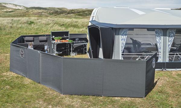 Isabella Mega 4 Sided Windscreen Granite