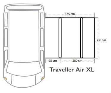 Starcamp Traveller Air Klimatex XXL Motorhome Awning