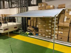 Fiamma Caravanstore Roll-out Canopy Awning - XL 280 - Royal Blue (Second Hand - Collection Only)