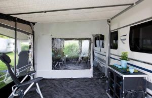 Isabella Partition Panel with Window for Full Awning