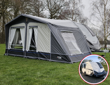 Camptech Arch Duke DL Seasonal Awning for Knaus Sport & Fun Caravan