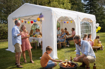 Inflatable Party Tent Gazebo 3×4 m – Commercial Outdoor Event Marquee with Pump & Carry Bag